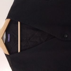 Stafford XL Black Wool Adjustable Vest